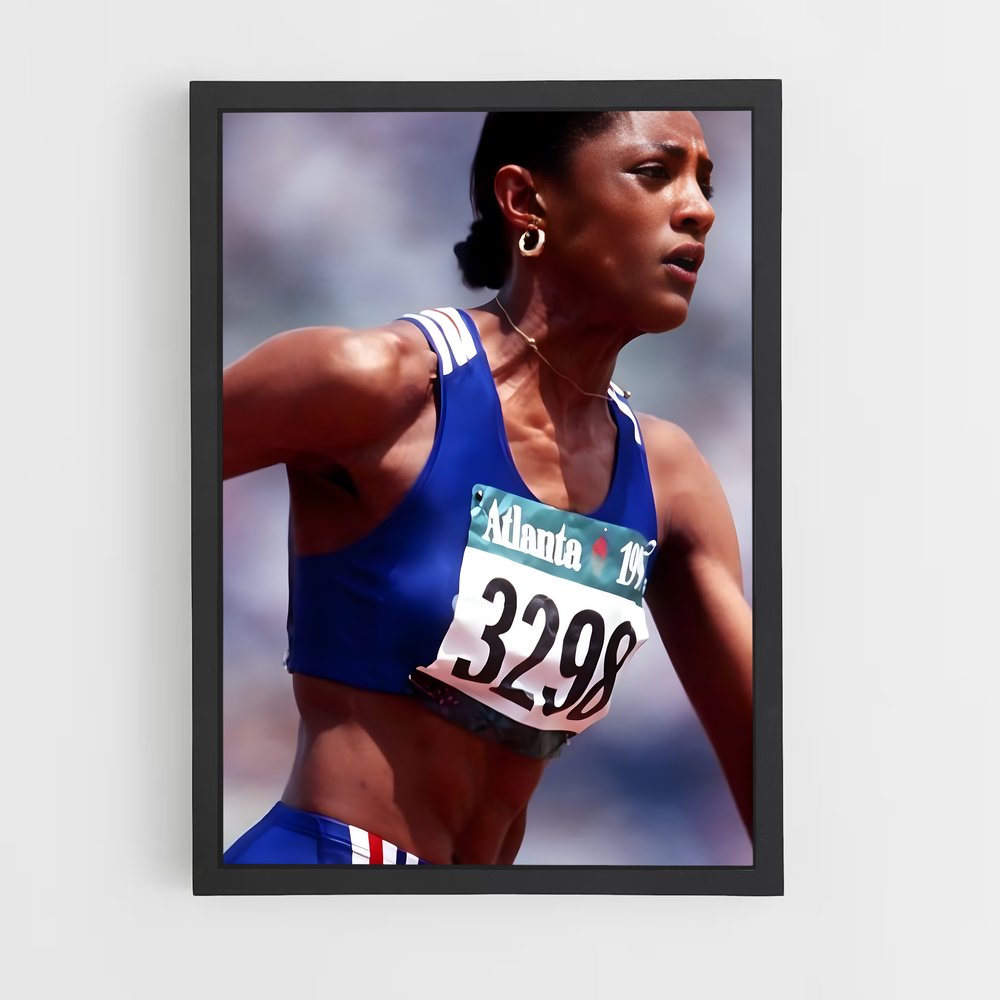 Poster La Piste d'Or – affiche Athlétisme (vue 2)